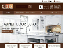 Tablet Screenshot of cabinetdoordepot.com
